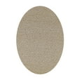 thumbnail image 1 of Galaxy way solid color area rugs with Rubber Marine Backing for Patio, Porch, Deck, Boat, Basement or Garage with Premium Bound Polyester Edges Beige 8'X10' Oval, 1 of 1