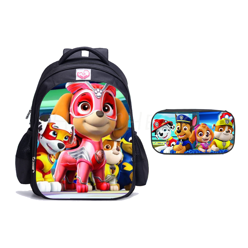 16 Inch Paw Patrol Children School Bags Orthopedic Backpack Pencil Bag Kids School Boys Girls Mochila Infantil Catoon Bag 2 Pcs style 15 Walmart