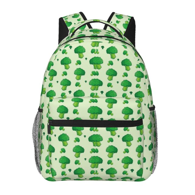 Easygdp Broccoli 1 Mochila Ergonómica Versátil para Laptop - Múltiples Bolsillos, Correas Ajustables, Unisex para Escuela, Viajes y Actividades al Aire Libre-One Size