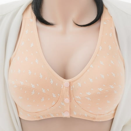 

Rbaofujie Bralettes For Women Deals Clearance Woman S Fashion Bowknot Printing Comfortable Hollow Out Bra Underwear No Rims Sport Bras For Women