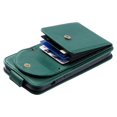 thumbnail image 2 of SaniMore for Samsung Galaxy S24 Ultra Wallet Case, Magnetic Card Pocket Flip Kickstand Removeable Crossbody Lanyard Shockproof Anti-fall PU Leather Anti-scratch for Girls Women Business Shell, Green, 2 of 14