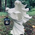 thumbnail image 1 of Mensajero del Infierno con Linterna，Lámpara de decoración de Bruja,Luces LED para Decoraciones de Halloween, Fantasma Realista de Resina (Mensajero del Infierno Blanco), 1 of 4