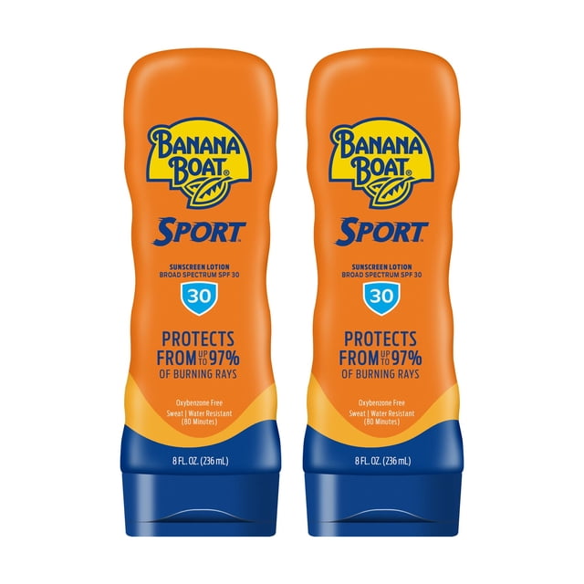 Loción solar Banana Boat Sport Ultra SPF 30, 240 mL, paquete doble