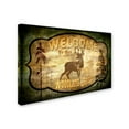 thumbnail image 2 of Trademark Fine Art 'Welcome Lodge Deer' Canvas Art by LightBoxJournal, 2 of 3