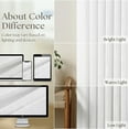 thumbnail image 3 of Extra Wide Pinch Pleated Linen Curtains 84 Inches Long 70 Inch Width for Living Room Bedroom Light Filtering Semi Sheer Pleat Window Curtain Boho Pinch Pleated Drape with Hooks Rings 1 Panel 70x84, 3 of 18