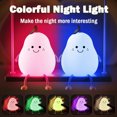 thumbnail image 3 of Luz nocturna para niños, bonita lámpara de silicona con forma de pera para bebés y niños pequeños, 3 of 8