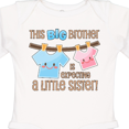 thumbnail image 4 of Inktastic This Big Brother is Expecting a Little Sister Boys Long Sleeve Baby Bodysuit, 4 of 5