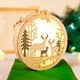 thumbnail image 4 of Decoraciones de madera para festivales, decoraciones navideñas, adornos LED colgantes hechos a mano, colgantes de madera brillantes, árbol de Navidad, muñeco de nieve y reno, luces de ambiente, decora, 4 of 7