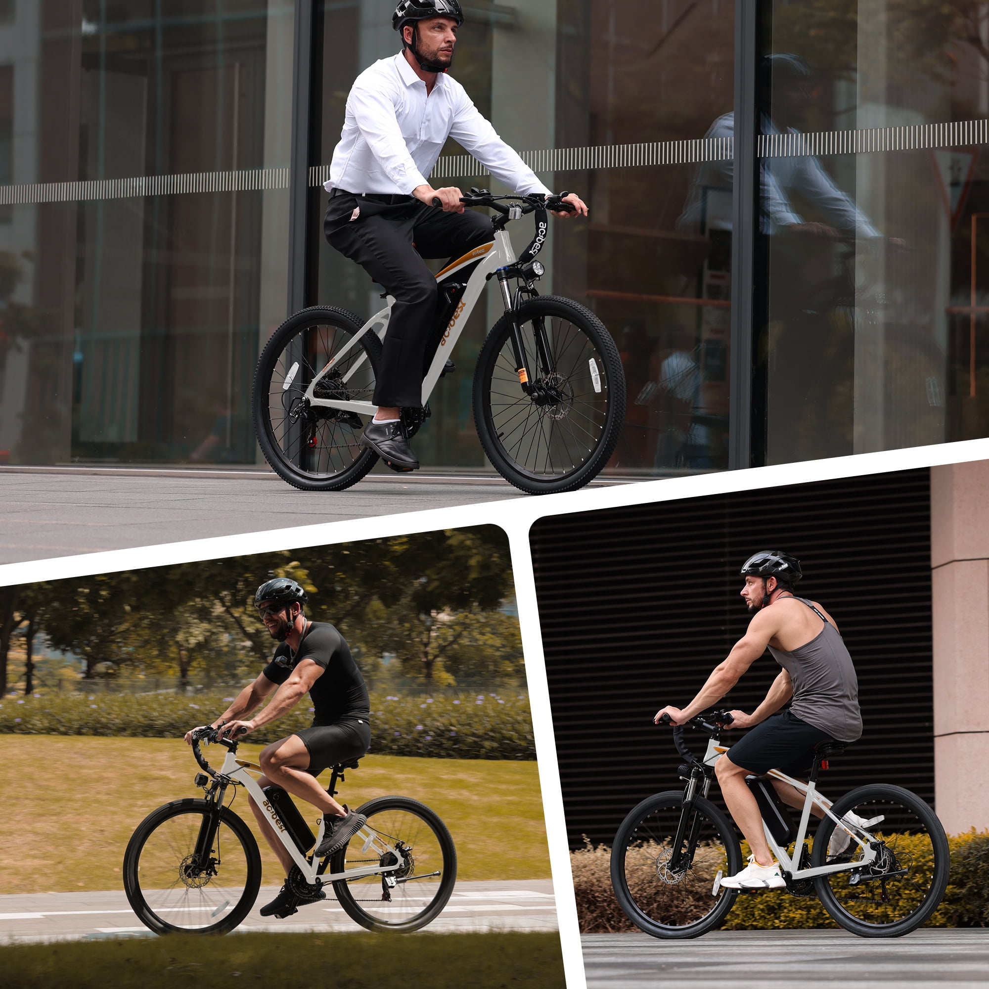 Electric Bike for Adults, 1200W Peak Mountain Ebike, 27.5" Adult Electric Bicycle with 48V Removable Battery, 21 Speed, Grey