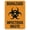 Aluminum, variant on Biohazard Infectious Waste Sign, 18x24 Inches, 55 mil Thick HDPS (high Density polystyrene), Made in USA