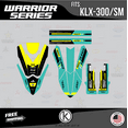 thumbnail image 2 of Kalair GFX Graphics Kit for Kawasaki KLX300SM (2021+) Warrior Series, 2 of 5