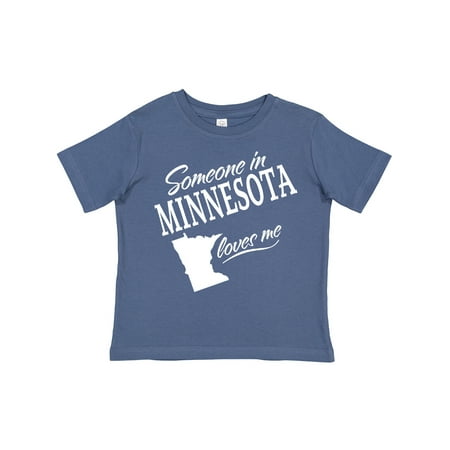 

Inktastic Someone in Minnesota Loves Me Gift Toddler Boy or Toddler Girl T-Shirt
