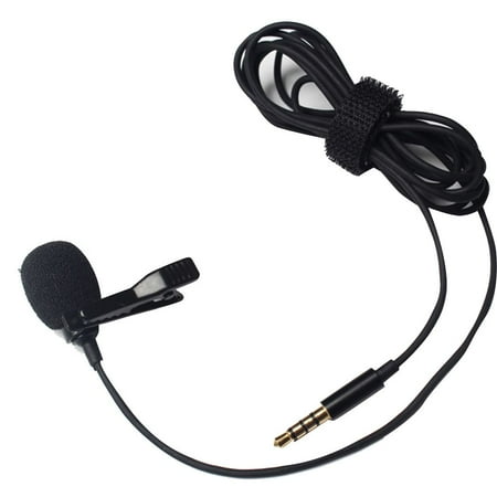 Universal 3.5mm Hands Free Clip On Lapel Wired Microphone Tie Pocket ...