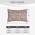 thumbnail image 4 of Uemuo Pink Flamingo Print Throw Pillow Case – Cozy & Soft Cushion Cover, Hypoallergenic Pillow Case for Sleeping, Perfect for Women with Envelope Closure-20"x30", 4 of 6