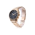 thumbnail image 2 of Fossil Scarlette Hybrid Smartwatch HR (GPS) 38mm Gold Stainless Steel Case with Black Band, 2 of 3