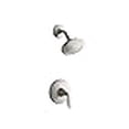 thumbnail image 3 of KOHLER K-TS5320-4-BN Refinia(R) Rite-Temp(R) shower valve trim with lever handle and 2.5 gpm showerhead, Vibrant Brushed Nickel, 3 of 4