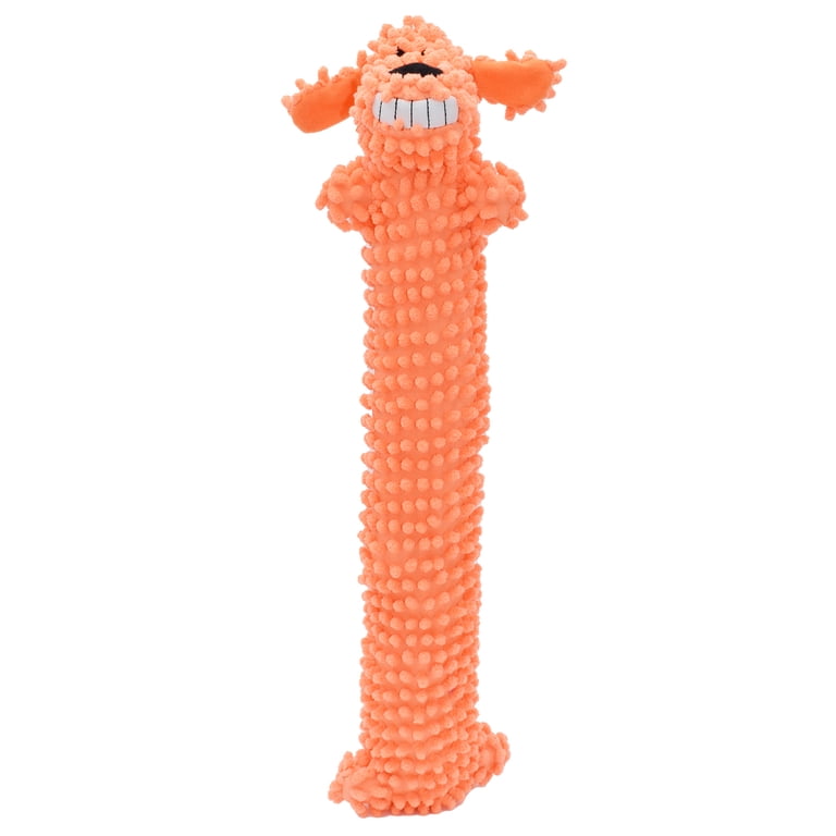 Multipet Loofa Floppy Moppy Plush Dog Toy, Squeak, 18