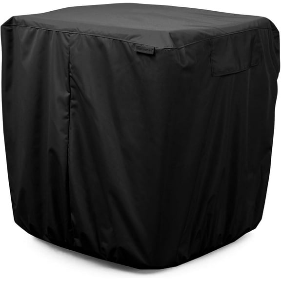 Covermates Air Conditioner Cover – Durable Weather-Resistant Protection for Outdoor Units, Ultima 600D Polyester, 38W x 36D x 46H, Ripstop Black