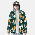thumbnail image 4 of Kdxio Tropical Fruit Print Women Men Sun Protection UPF 50+ Jackets Zip Up Long Sleeve Hoodie Hiking Lightweight with Pockets, 4 of 8