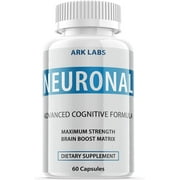 Neuronal - Brain Boost Matrix Supplement - Memory Booster Dietary Supplement for Focus, Memory, Clarity, & Energy - Advanced Cognitive Formula for Maximum Strength - 60 Capsules (1 Pack)