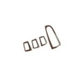 thumbnail image 2 of Peach Wood Grain Window Lift Lock Switch Panel Trim for Benz C-Class 2015-2021-, 2 of 4
