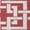 Ligonberry Red, variant on E by Design Greek New Key Nautical Indoor/Outdoor Rug - Dusty Smoke - 2 x 3 ft.