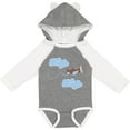 thumbnail image 3 of Inktastic Boys Airplane Pilot Boys Long Sleeve Baby Bodysuit, 3 of 5