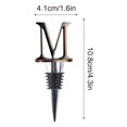 thumbnail image 3 of pvdgvd 26 English Alphabet Wine Stoppers, Alloy & Food-Grade Material, Reusable for Wine Bottles, Ideal Party Favors & Table Decor, 3 of 5