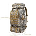 thumbnail image 2 of EIMELI Sac à Dos Camouflage Imperméable 80L pour Escalade Randonnée Camping Alpinisme Sport Extérieur, 2 of 9