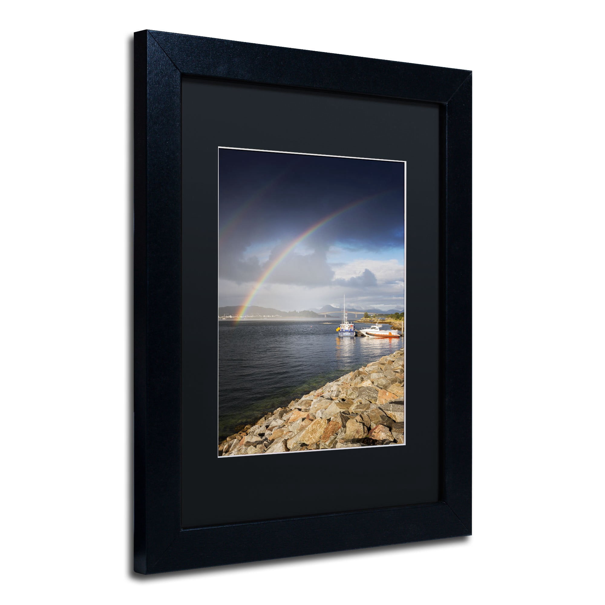 Trademark Fine Art "Over the Rainbow" Canvas Art by Philippe Sainte-Laudy, Black Matte, Black Frame