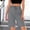 Gray, variant on PWPSG Drawstring Waist Topstitch Detail Casual Shorts, Tailored Stylish Shorts for Daily Commute Blue XL