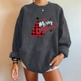 thumbnail image 2 of WXLWZYWL Trendy Sweatshirts For Women 2023 Womens Christmas Round-Neck Print Long Sleeve Tops Printed Regular Blouse, 2 of 5