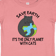 thumbnail image 4 of Inktastic Save Earth It's the Only Planet with Cats with Black Cat Boys or Girls Baby T-Shirt, 4 of 5