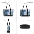 thumbnail image 6 of FORMRS Canvas Laptop Tote Bag for Women with 15.6" Computer Compartments Shoulder Handbag, Plants and River, 6 of 7