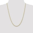 thumbnail image 4 of 10K Yellow Gold Rope Chain Styles Necklace 2.50 mm Extra-Light D/C 24 inch 2.5, 4 of 4