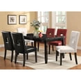 thumbnail image 3 of Coaster Anisa Open Back Faux Leather Dining Chairs in Black, 3 of 3