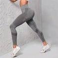 thumbnail image 4 of Ramiter Sweatpants Women Women'S Tight High Waist Quick Dry Running Bodybuilding with Pockets Long Pants Yoga Pants Wide Leg Yoga Pants below Waist M,Dark Gray, 4 of 5