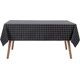 thumbnail image 3 of Mantel impermeable de PVC, mantel rectangular de vinilo a prueba de derrames, mantel lavable para uso interior y exterior, negro2-negro2- brillar Electrónica, 3 of 5