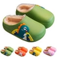 thumbnail image 6 of CHENge Slippers for Kids Boys Size 3.5-4.5 Lightweight Cotton Slippers Soft Comfy Toddler Slippers (Green, 3.5-4.5 Years), 6 of 8