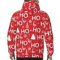 thumbnail image 7 of Naloa Christmas Hohoho Men's Casual Hooded Collar Drawstring Hoodies Pullover Sweatshirts Casual Long Sleeve Shirts-3X-Large, 7 of 7