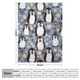 thumbnail image 4 of ARISTURING Penguin Blanket for Women Girls Soft Cozy Winter Penguin Animal Throw Blanket Plush Warm Penguin Stuff Decor Flannel Gifts Blankets for Adults Kids, 4 of 6