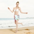 thumbnail image 5 of KLL Funny Christmas Gnome Print Women's Sarong Coverups Short Bathing Suit Wrap Skirt Beach Wrap Swimsuit Cover Ups, 5 of 6