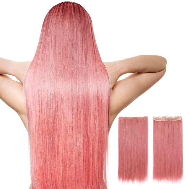 Bradem Perruque 23 Pouces Rallonge de Cheveux Luxueuse - Facile à Porter, Rend les Cheveux Plus Longs et Plus Volumineux, Combinaison Parfaite pour Cheveux Longs