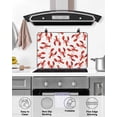 thumbnail image 4 of Large Induction Cooktop Protector Mat Red Lobster Stove Top Covers for Electric Stove, Summer Ocean Animal Minimalist Art Decorative Stove Burner Cover Mats, Glass Top Stove Cover, 4 of 7
