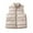 Beige, variant on Dealovy Women Puffer Vests Zip up Sleeveless Jackets Stand Collar Winter Warm Padded Gilet Outerwear