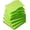 Green, variant on Sticky Notes 3x3 Pop Up with Bright Colors (Blue), 4 Pads 90 Sheets/Pad
