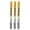 3 sticks, variant on Lynono Gold and Silver Double Sided Brush Pen Metallic Color Brush Marker For Writing on Paper Stone Ceramics1eatherFabric