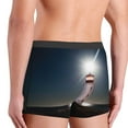 thumbnail image 3 of Goofa Peggy's Cove Lighthouse Printed Men's Boxer Briefs Underwear, Moisture-Wicking Underwear, Trunk,Soft and Breathable Cotton Underwear-Medium, 3 of 9