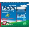 Claritin 24 Hour Non-Drowsy Allergy Tablets,10mg, 45+15