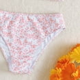 thumbnail image 4 of TAIAOJING Oddler Girl 2 Piece Swimsuit Sport Floral Prints High Waist Bikini Set Swimwear Bathing Suit For 11-13 Years, 4 of 6